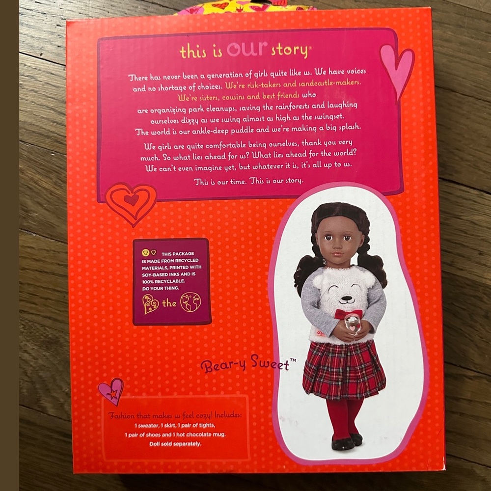 Our Generation Fashion Outfit for 18" Dolls "Bear-y Sweet" - Picture 2 of 3